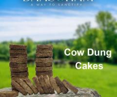 Dry Cow Dung Cake